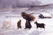 Gustave Courbet The Poor woman of the Village USA oil painting artist